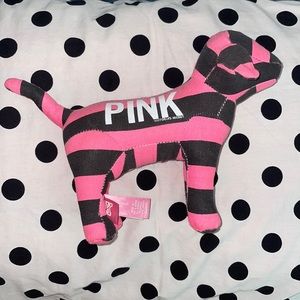 PINK LOVE Logo Plush Dog Collectable